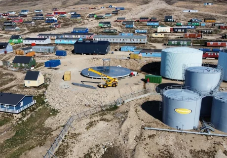 Greenland water tank